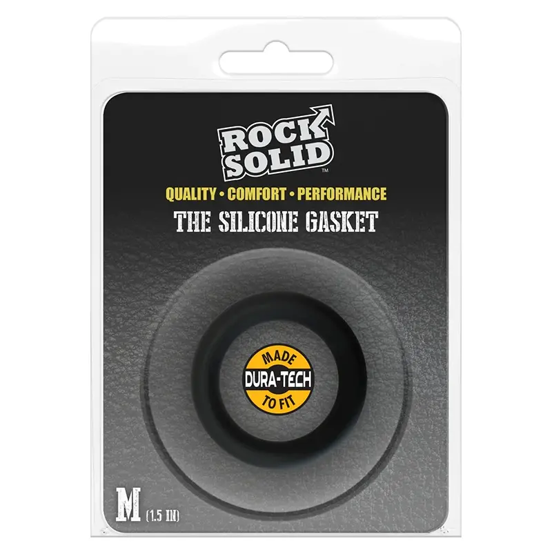 Anillo para pene Rock Solid The Gasket TPE plano tri-pack | Dark-Ink