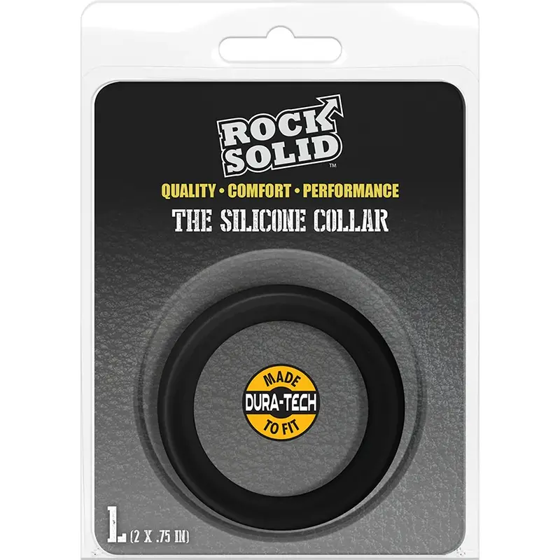 Collar BDSM Rock Solid The Collar BLK negro | Dark-Ink
