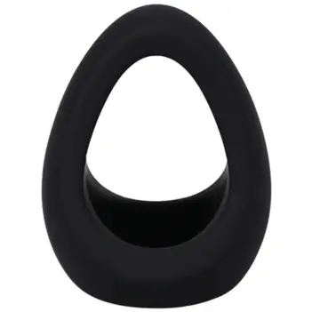 Rock Solid The Stretcher Silicone Cock Ring Ball Stretcher | Dark-Ink