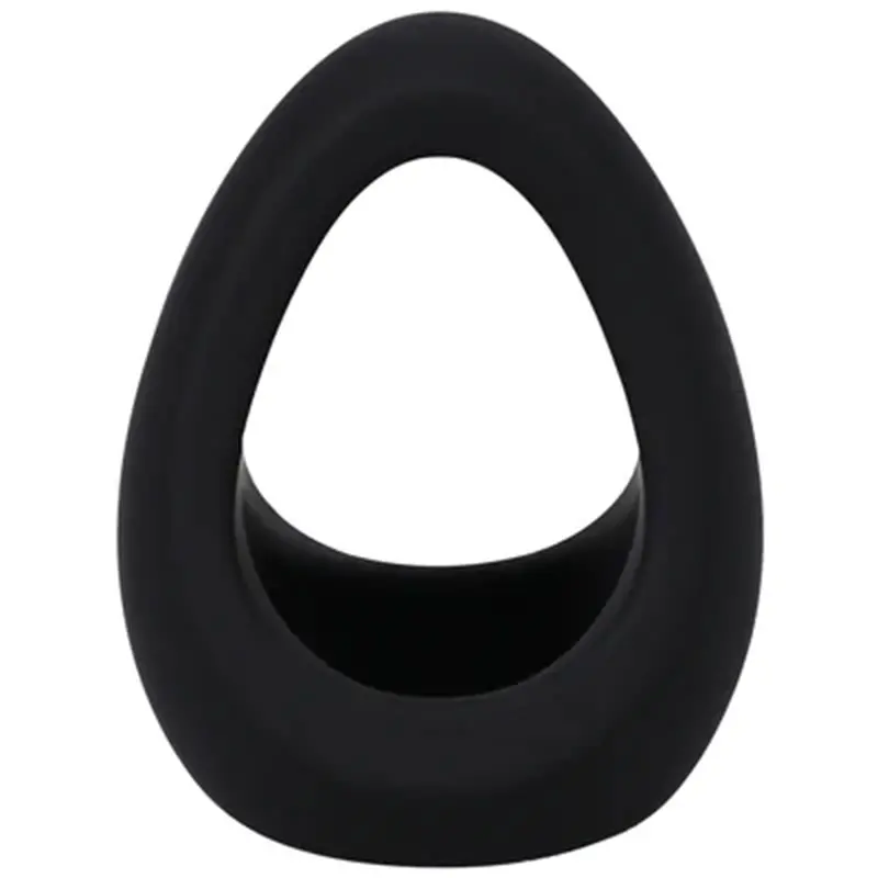 Rock Solid The Stretcher Silicone Cock Ring Ball Stretcher | Dark-Ink