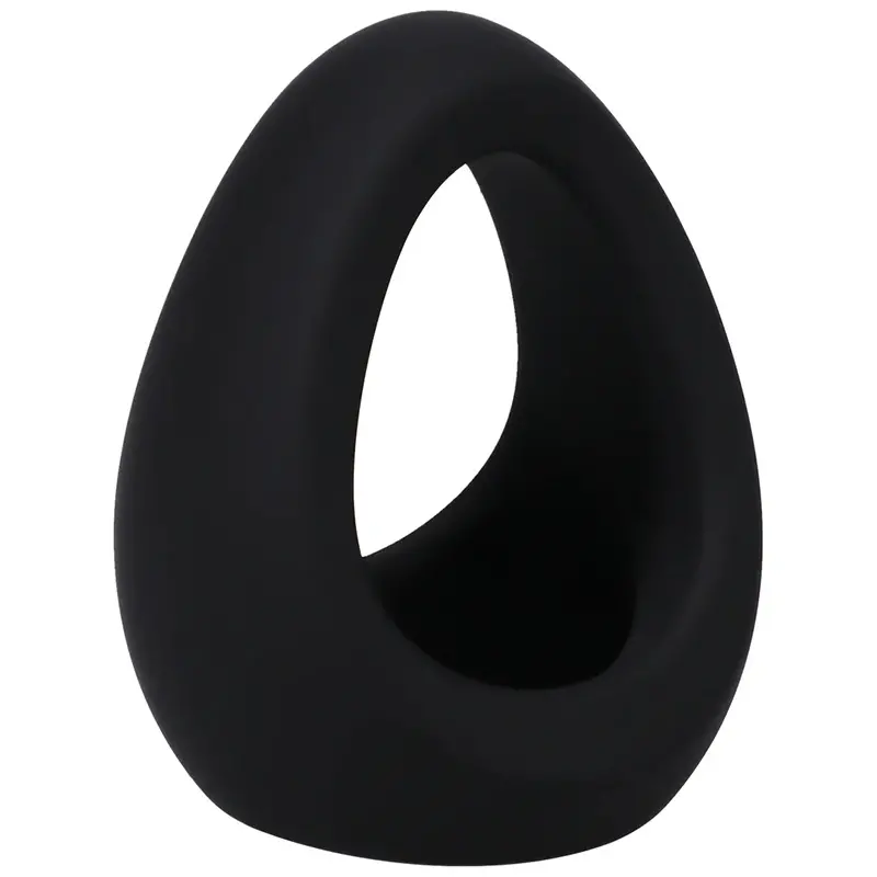 Rock Solid The Stretcher Silicone Cock Ring Ball Stretcher | Dark-Ink