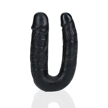 Double gode réaliste en U RealRock 12,7 cm deux extrémités | Dark-Ink