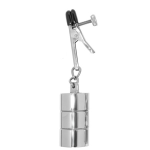 Alligator Nipple clamps w/stackable weights 9909