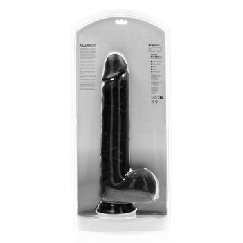 Extra large straight dildo with balls
