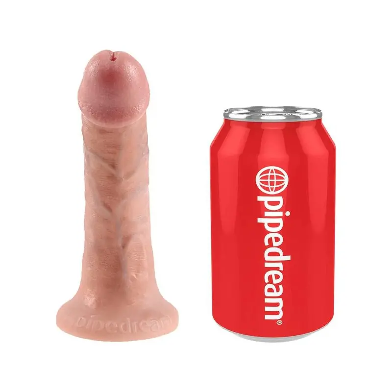 Harnais strap-on King Cock 6" avec gode réaliste | Dark-Ink