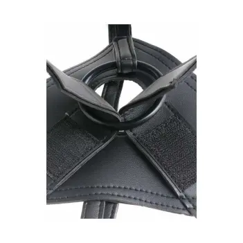Harnais strap-on King Cock 6" avec gode réaliste | Dark-Ink