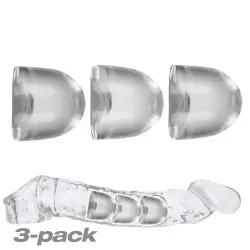 Adjustfit insert 3 pack clear