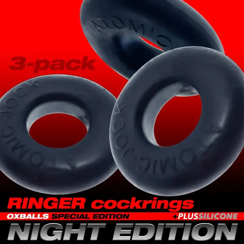 OXBALLS RINGER | 3er-Pack No-Roll flexTPR Cockringe