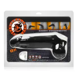 Daddy thick, wide+ballsack hugger adjustfit rubbery cocksheath
