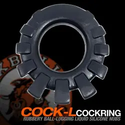 Cock-lug rubber-lugged comfort cockring