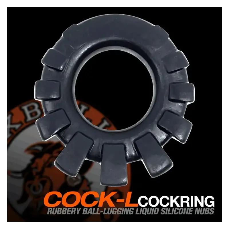Cock-lug rubber-lugged comfort cockring