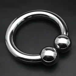 Ze big horseshoe steel cockring 10mm