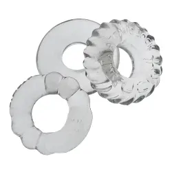 Bonemaker 3-style boner-maker cockring 3-pack