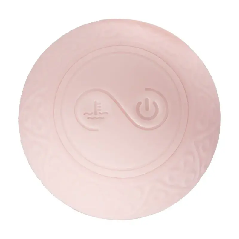 Vibrating and heating massager - pink