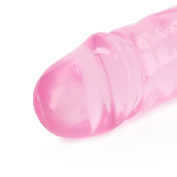 Realistic double dong - 13'' / 34 cm pink