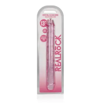 Realistic double dong - 13'' / 34 cm pink