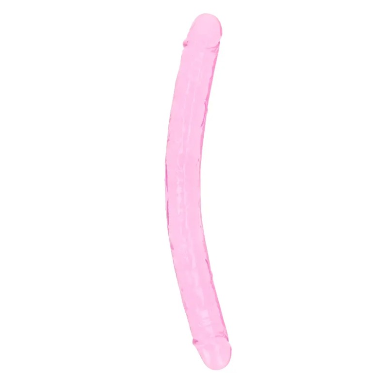 Realistic double dong - 13'' / 34 cm pink