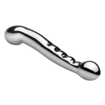 Ze sleak elegant curvy stainless steel dildo