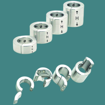 Ze magball brushed matte steel magnetic ballstretcher