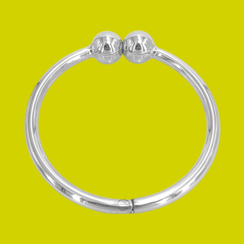 Barbell magnetic stainless steel slave collar