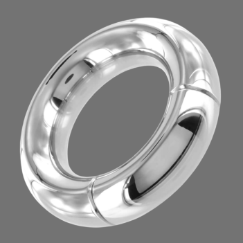 Ze super don magnetic steel cockring 20 x 15mm