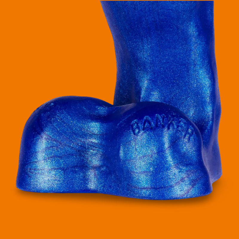 Banker flared head dick dildo