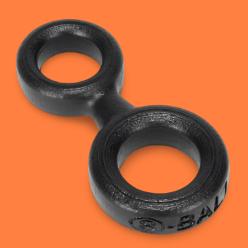 8-balls silicone cock & ball ring