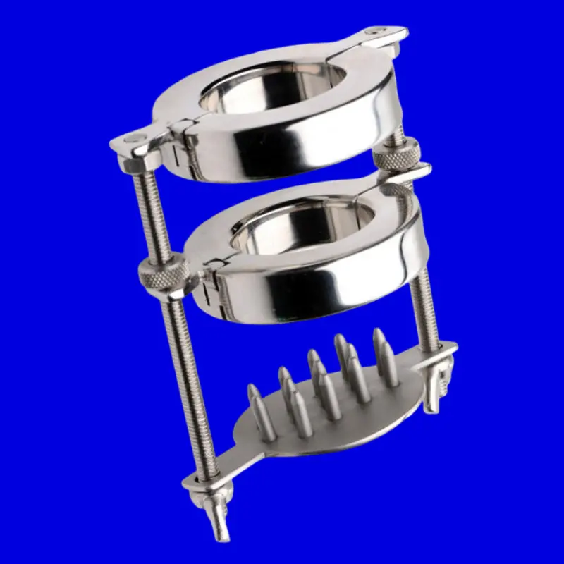 DARKLINE Brutal Ball Stretcher avec Plaque de Tension – Acier Inoxydable