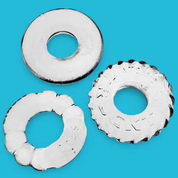 Bonemaker 3-style boner-maker cockring 3-pack