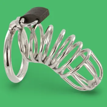 DARKLINE SPIRAL  steel chastity cage