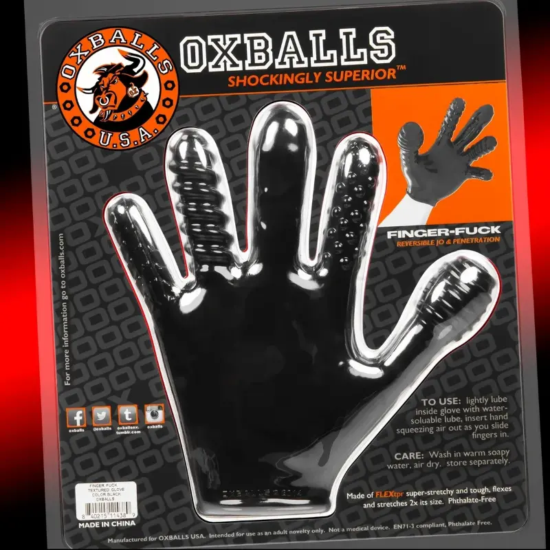 OXBALLS FINGER FUCK | Strukturierter FLEXtpr Handschuh