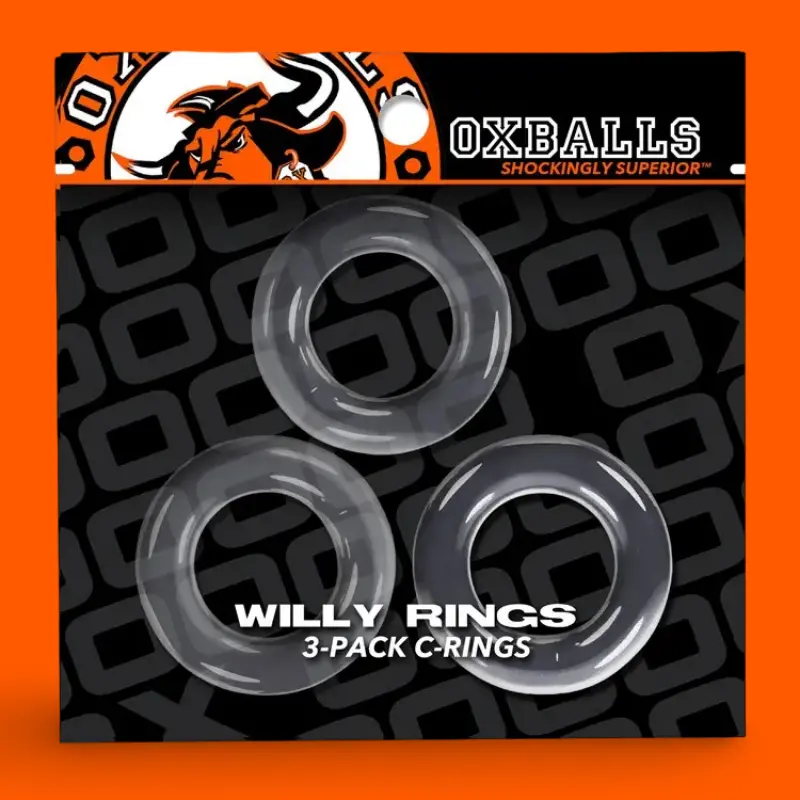 OXBALLS WILLY RINGS | 3er-Pack flexTPR Cockringe