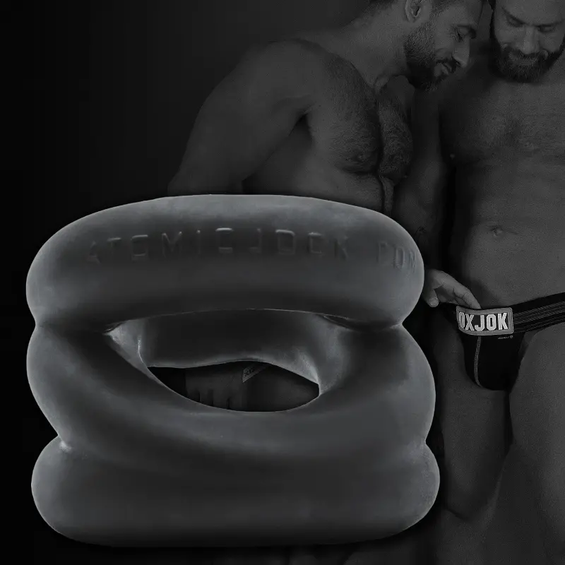 OXBALLS Z-BALLS Night Edition – Cockring Ballstretcher | Dark-Ink