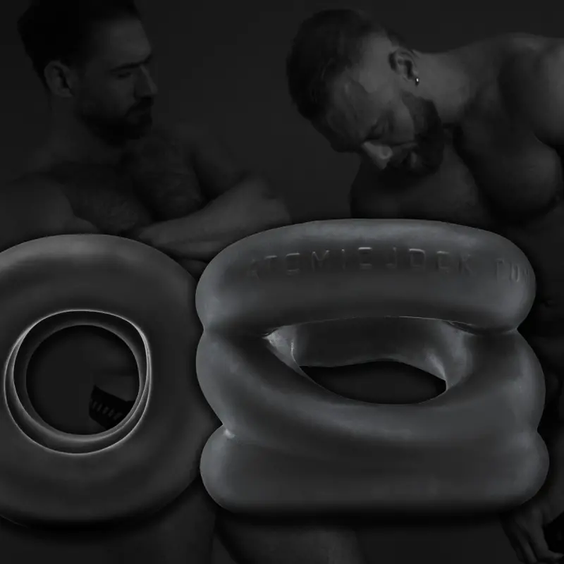 OXBALLS Z-BALLS Night Edition – Cockring Ballstretcher | Dark-Ink