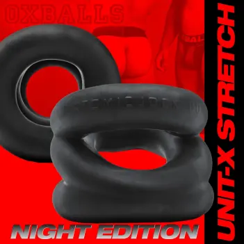 OXBALLS Z-BALLS Night Edition – Cockring Ballstretcher | Dark-Ink