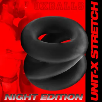 OXBALLS Z-BALLS Night Edition – Cockring Ballstretcher | Dark-Ink