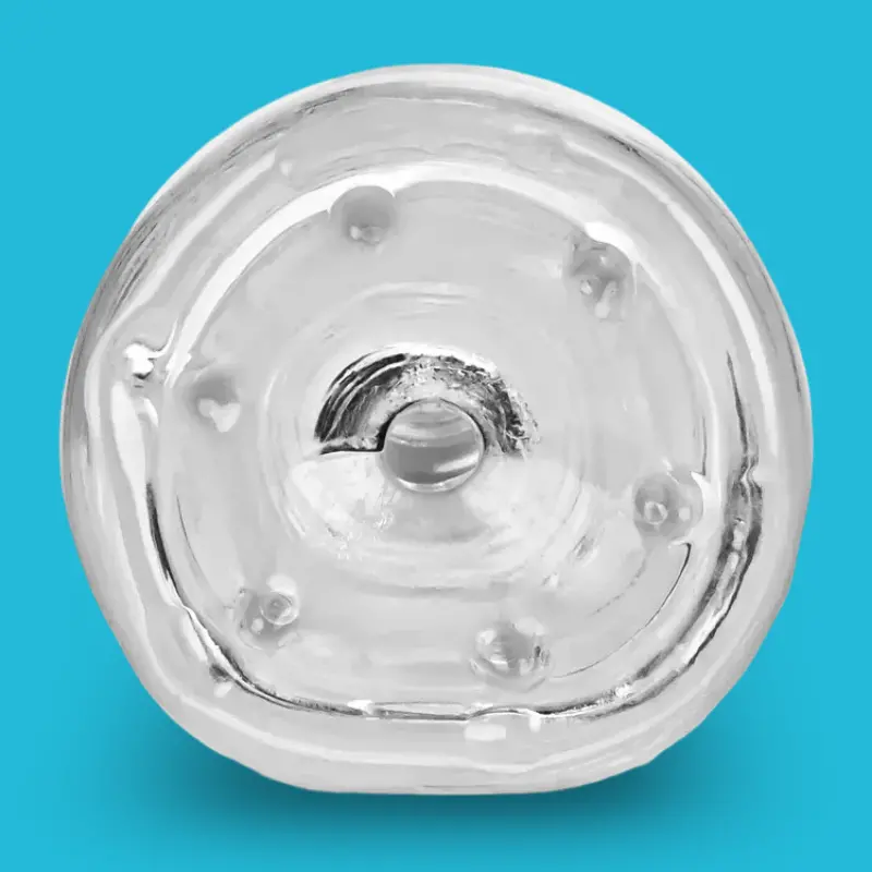 OXBALLS JERK – Gerippter flexTPR Masturbator mit Saugeffekt | Dark-Ink