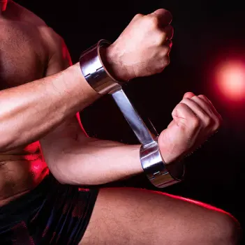 DARKLINE Steel Wrist Spreader Large – Bracelets acier | Dark-Ink