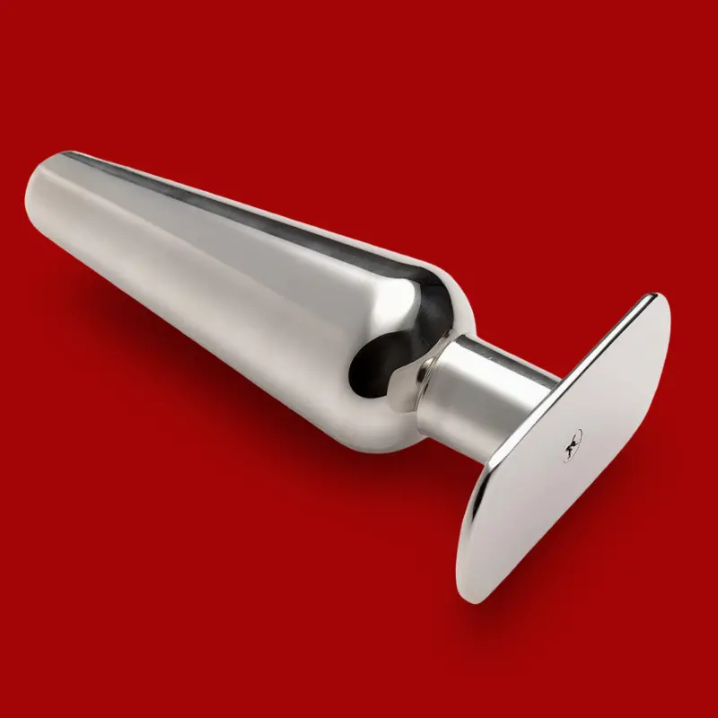 PASSIONATE Plug anal acier inoxydable 12,7 cm | Dark-Ink