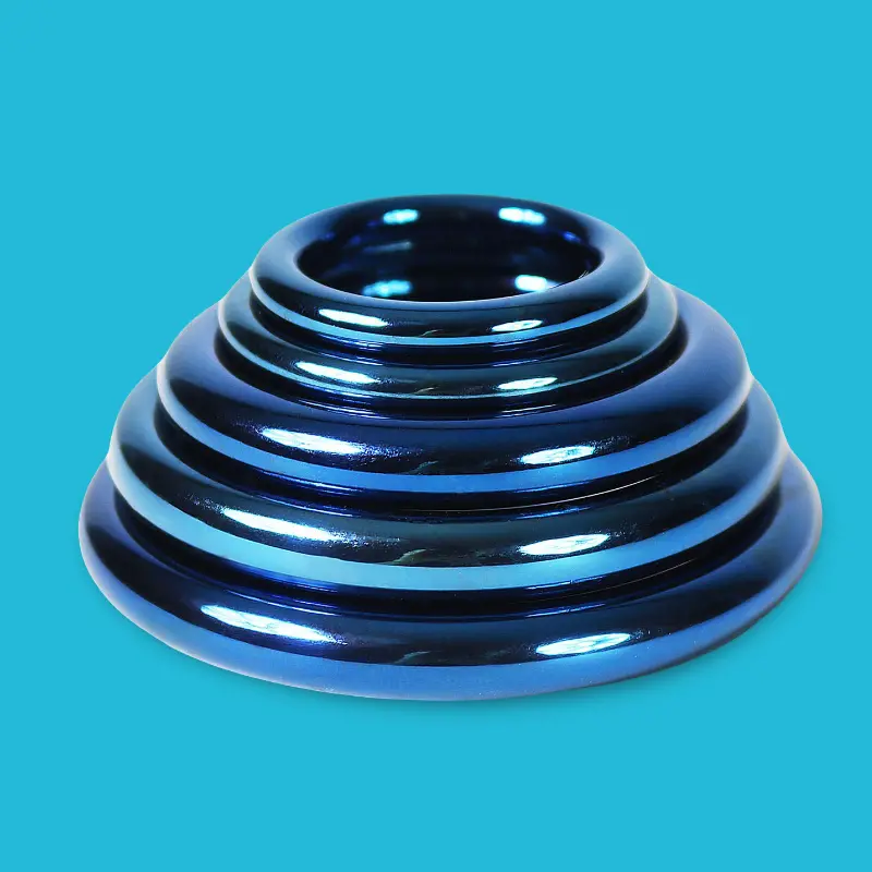 Cockring acier anodisé bleu DARKLINE, glans ring 8 mm | Dark-Ink