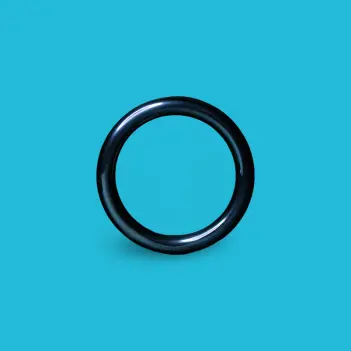 DARKLINE Cockring blau eloxiert, Glans Ring 8 mm Stahl | Dark-Ink