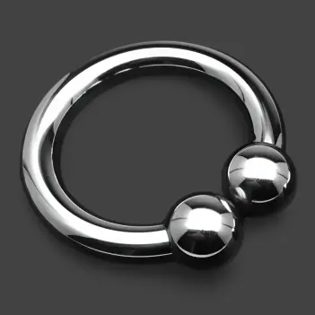 DARKLINE ZE BIG HORSESHOE – 10 mm Steel Cockring | Dark-Ink