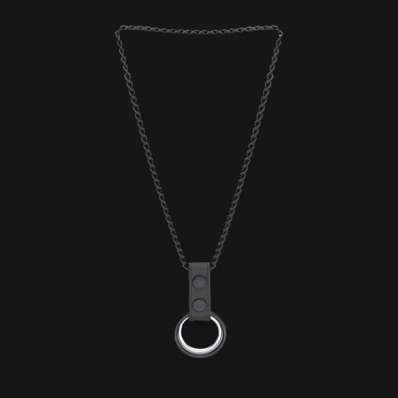 Double Cockring With blackChain
