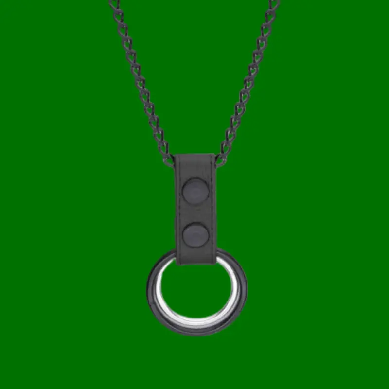 Double Cockring With blackChain