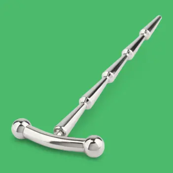 DARKLINE Smooth Cum Rattle – Plug urétral acier 6 mm | Dark-Ink