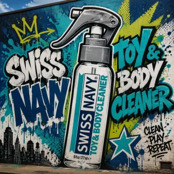 Nettoyant sextoys Swiss Navy Toy & Body Cleaner, 2-en-1 | Dark-Ink