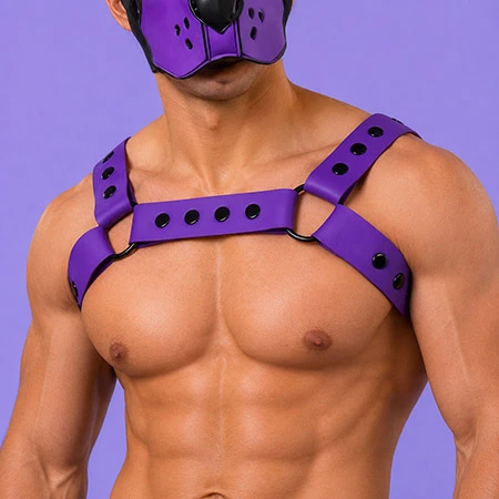 slick silicone bulldog harness